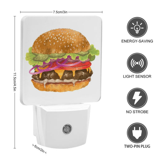 Cheeseburger Smart LED Night Light