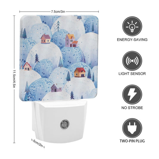 Snowy Hills Smart LED Night Light