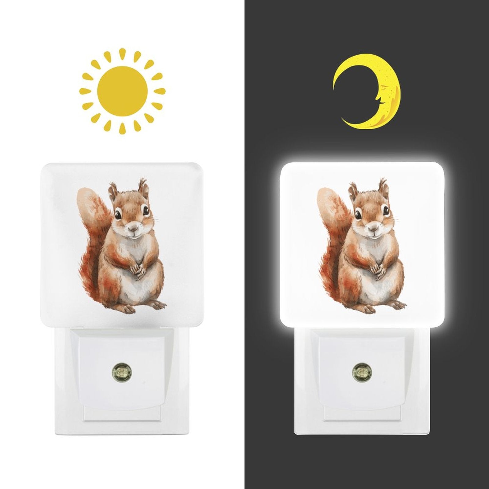 Squirrel Smart-sensor LED Night Light