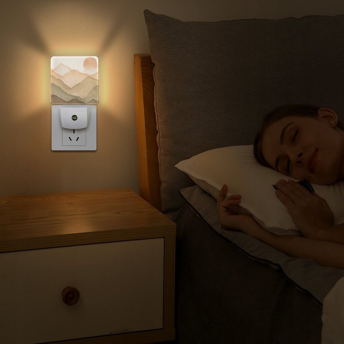 Sandy Mountains Smart LED Night Light