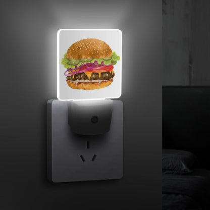 Cheeseburger Smart LED Night Light
