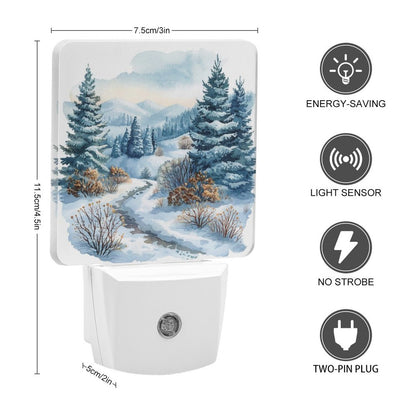 Winter Forest Smart LED Night Light