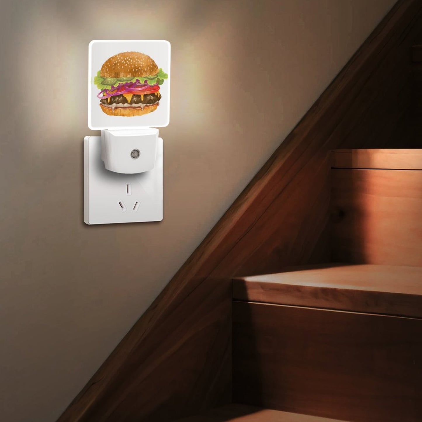 Cheeseburger Smart LED Night Light
