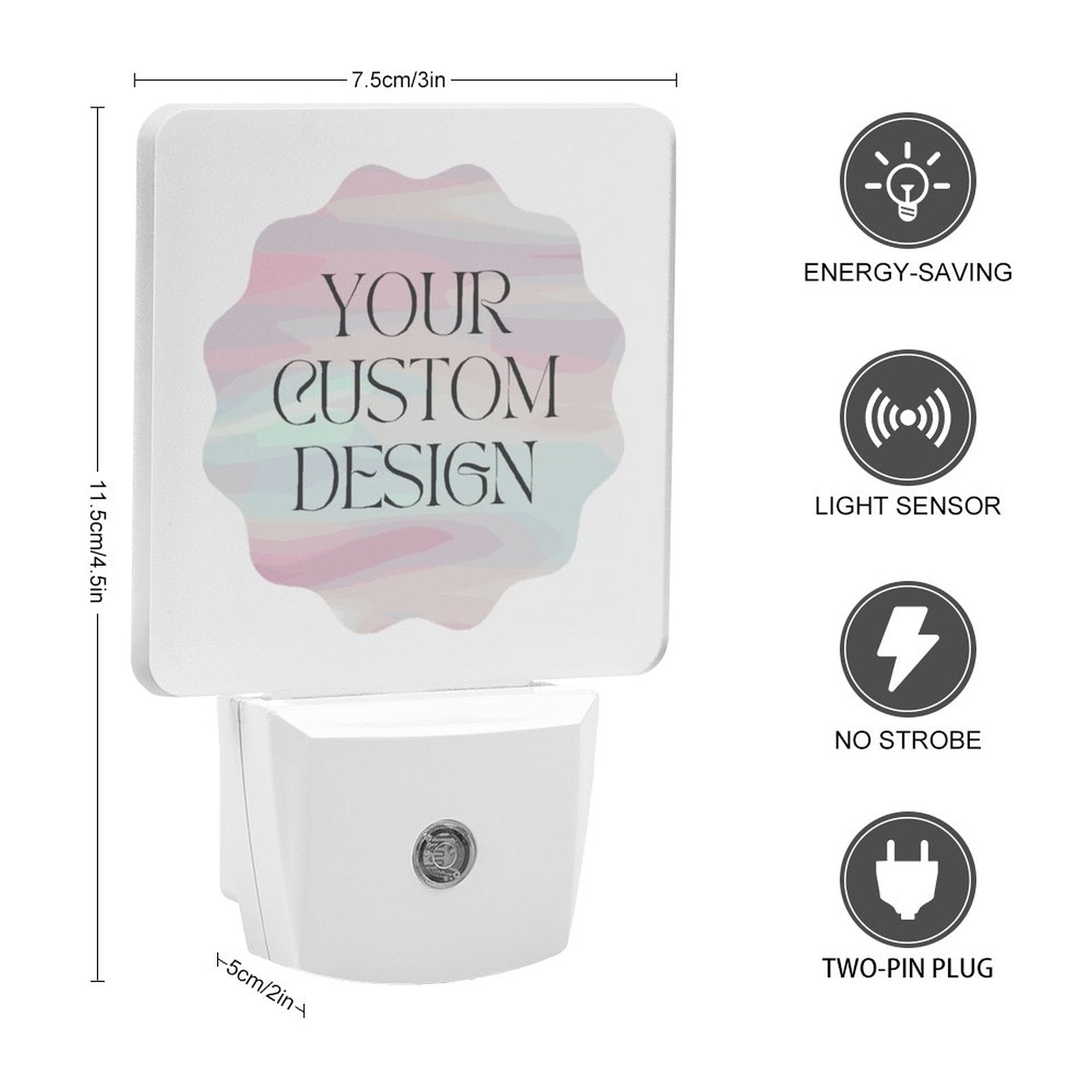 Customizable Smart LED Night Light