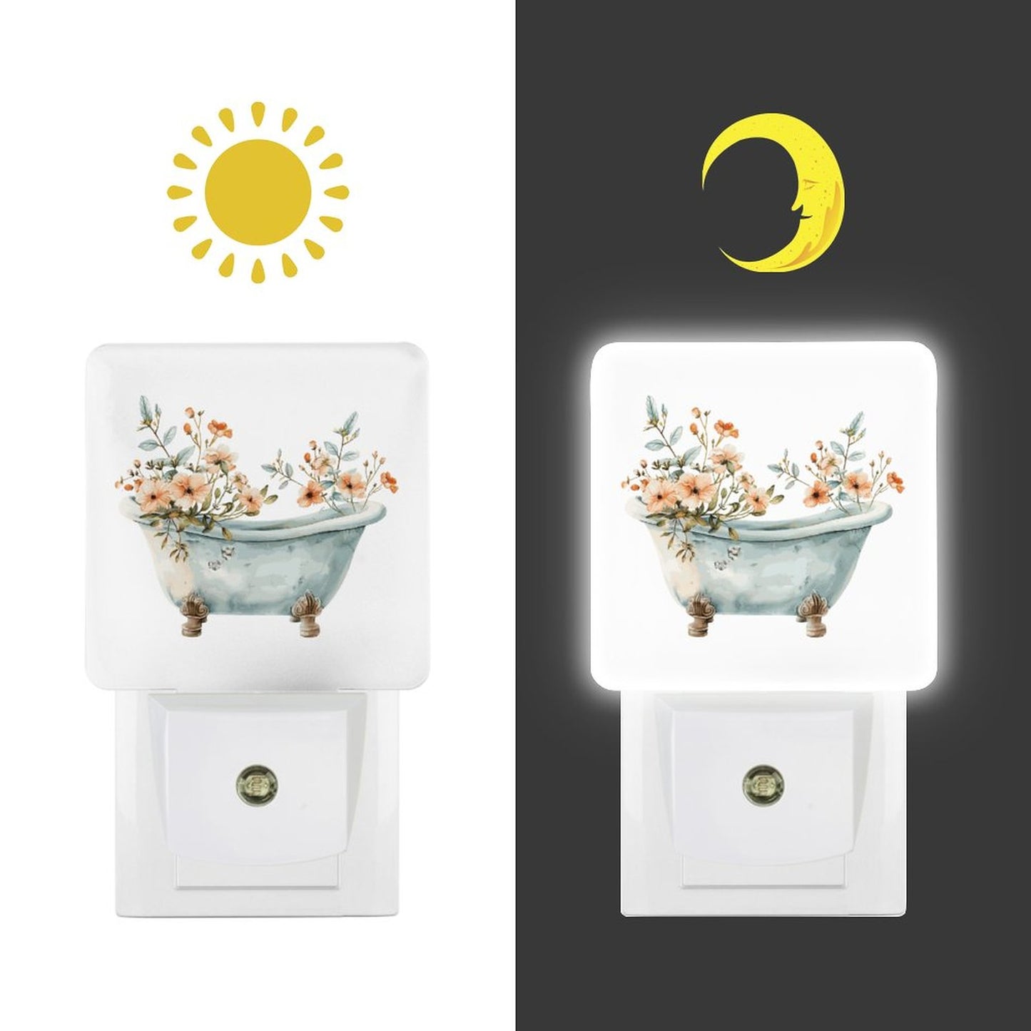 Boho Bathtub Smart LED Night Light