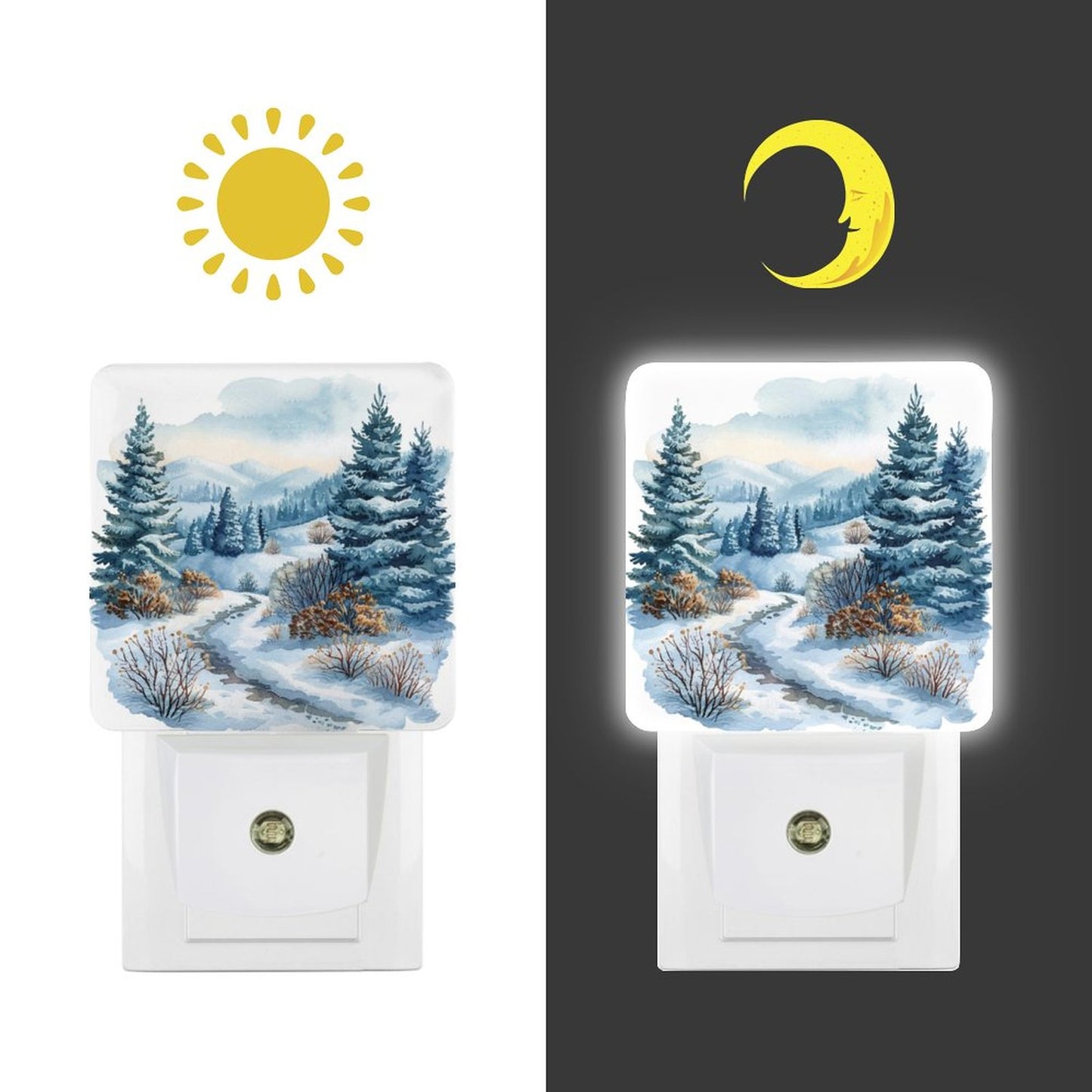Winter Forest Smart LED Night Light