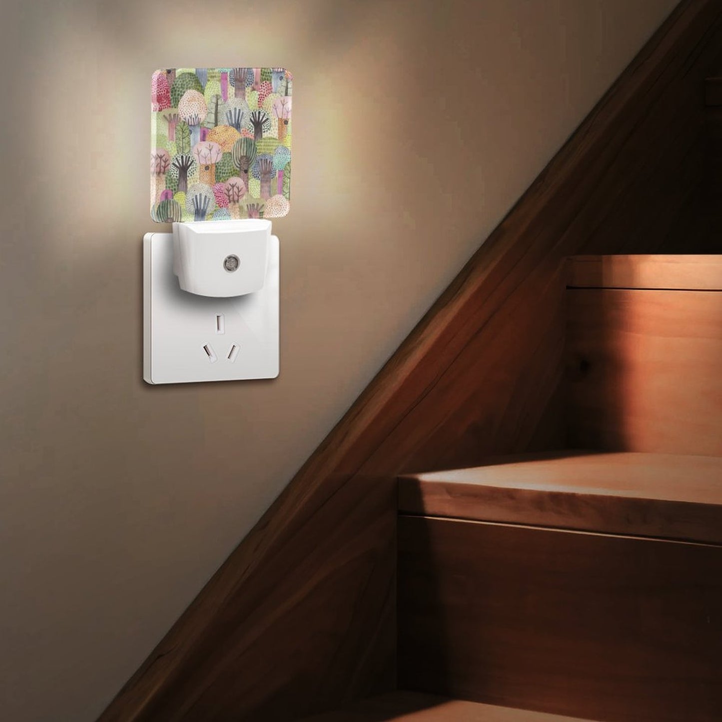 Watercolor Trees Smart LED Night Light