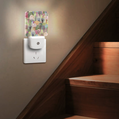 Watercolor Trees Smart LED Night Light