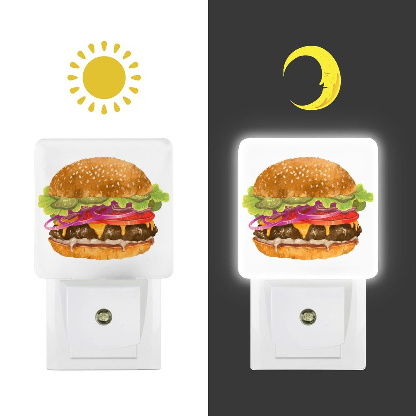 Cheeseburger Smart LED Night Light