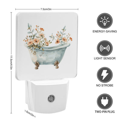 Boho Bathtub Smart LED Night Light