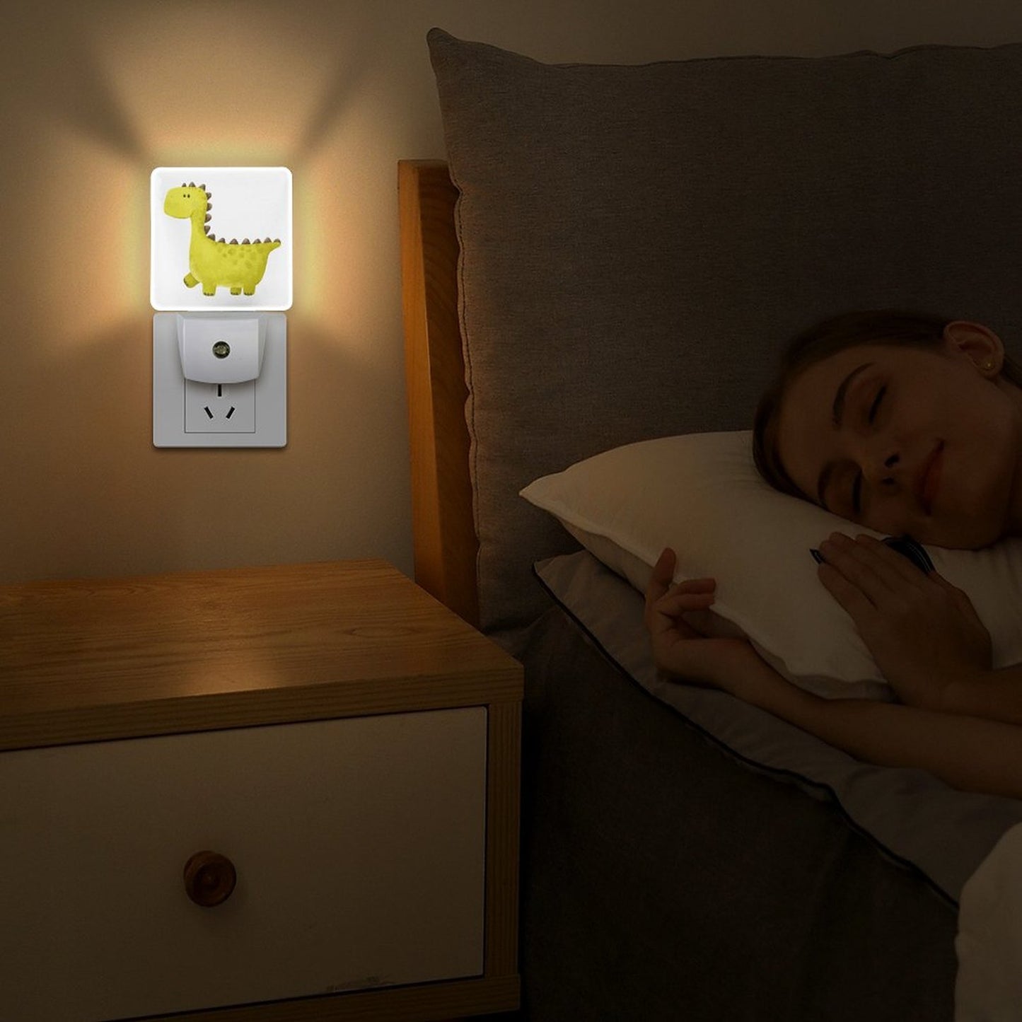 Cute Dinosaur Smart LED Night Light