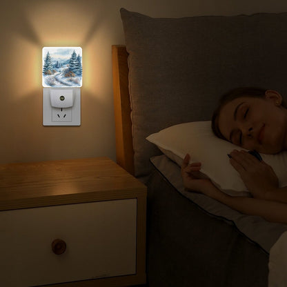 Winter Forest Smart LED Night Light